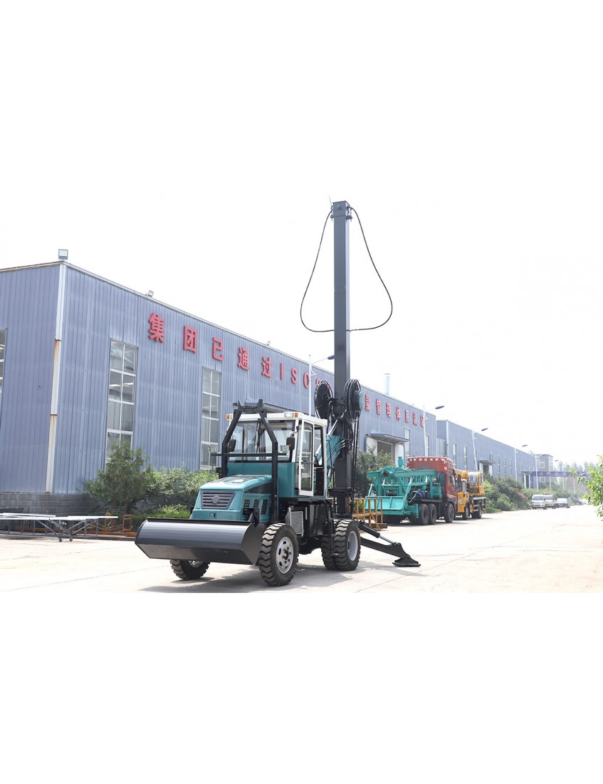 Wheel Rotary Pile Driver