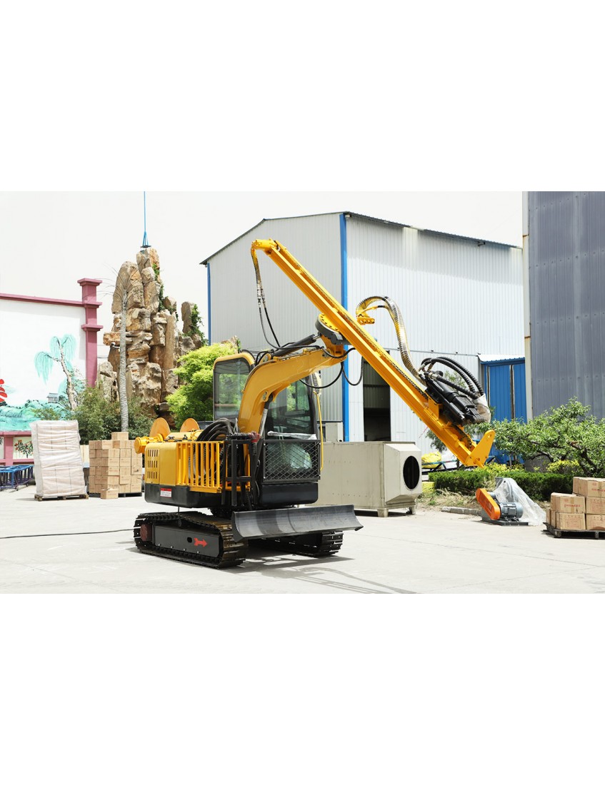 HW100 Excavator modified rock drill