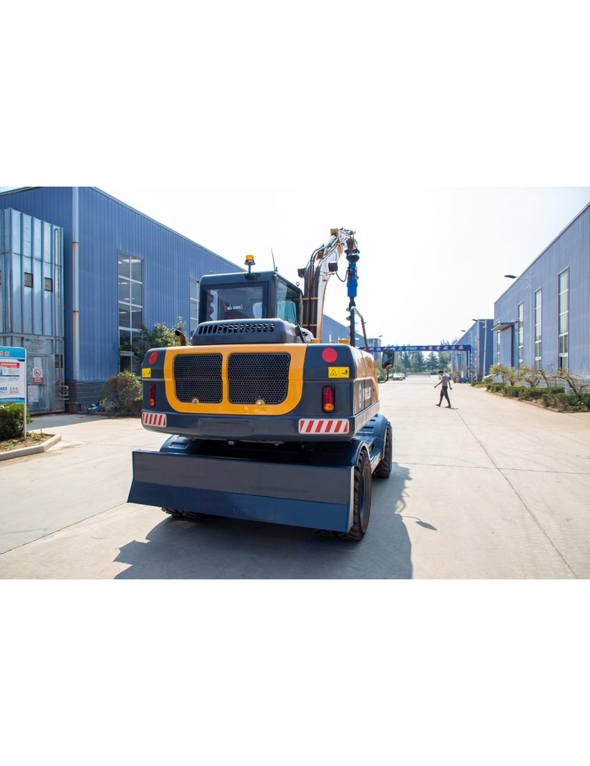 Excavator modified Auger Drill Rig